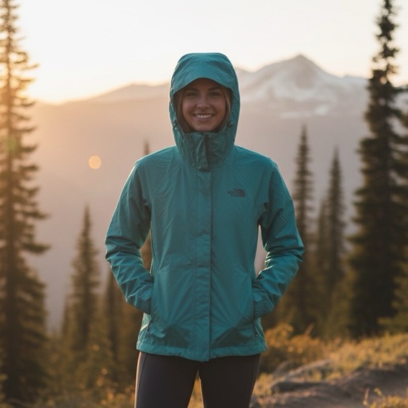 The North Face Jackets & Blazers - The North Face Turquoise Jacket Size Medium
